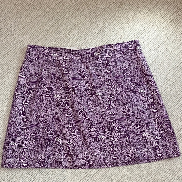 Julia Amory Dresses & Skirts - Julia Amory Purple Patterned Women's Gidget Skirt Size medium